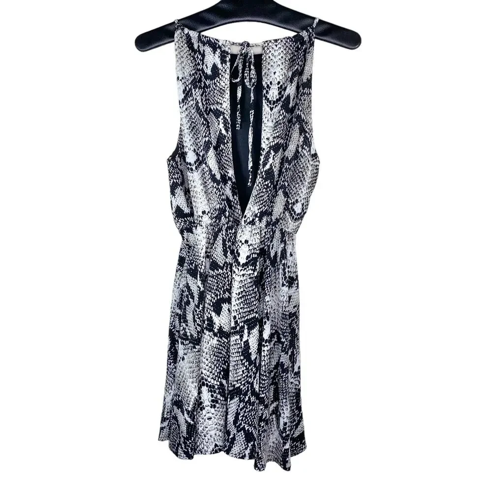 Trac Snake Skin Sleeveless Mini Dress Small - Picture 2 of 9